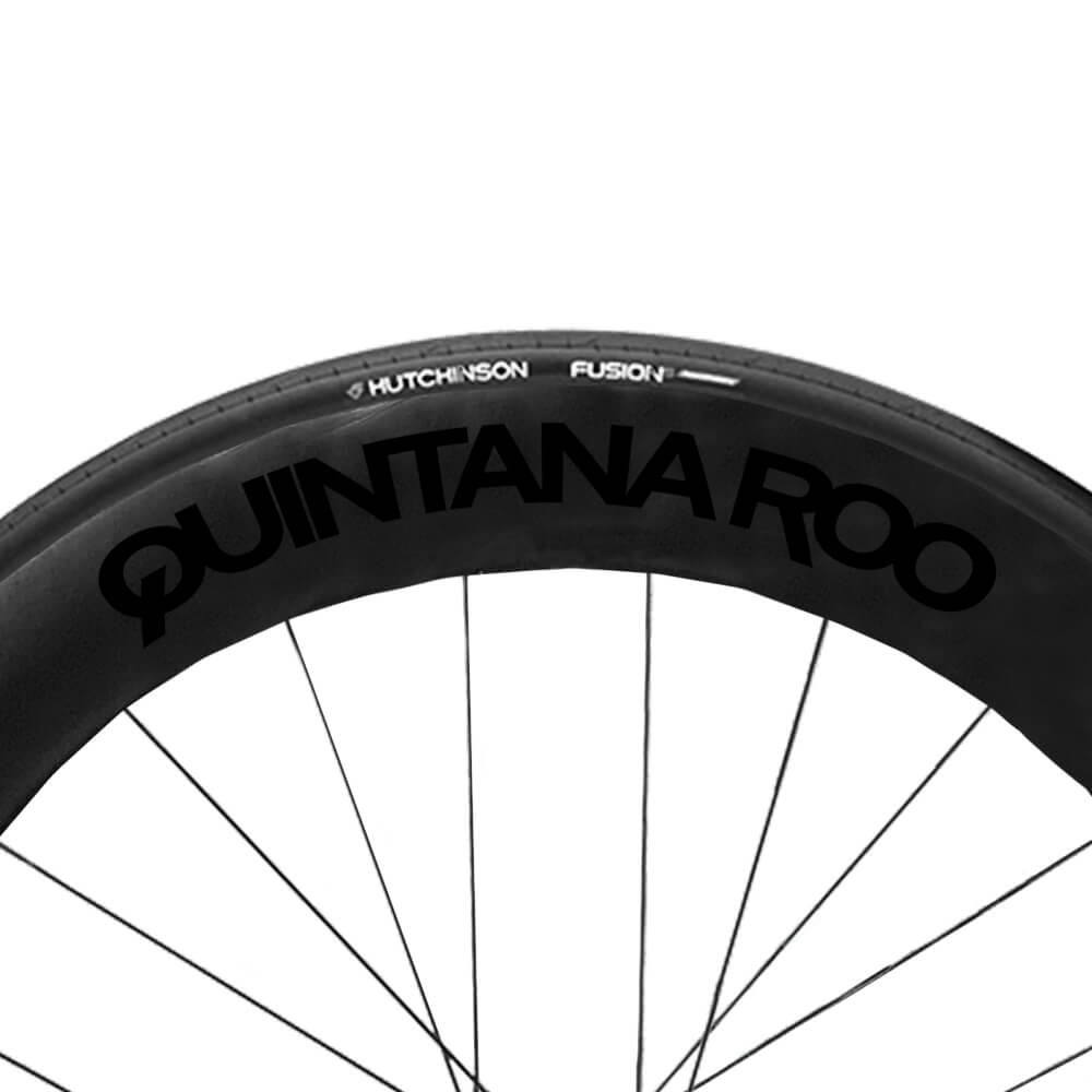 Black QR wheel Decals