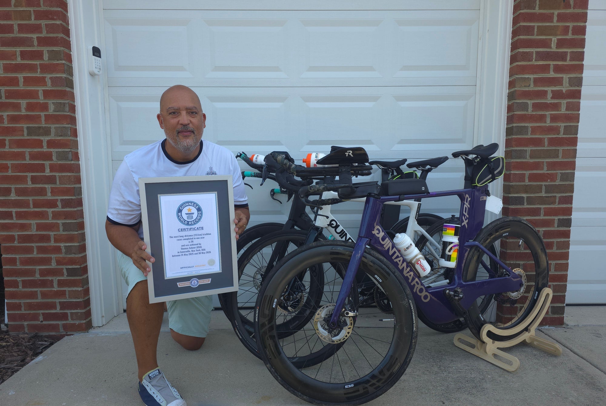Thomas Scheer Achieved a Triathlon Guinness World Record on an X-PR