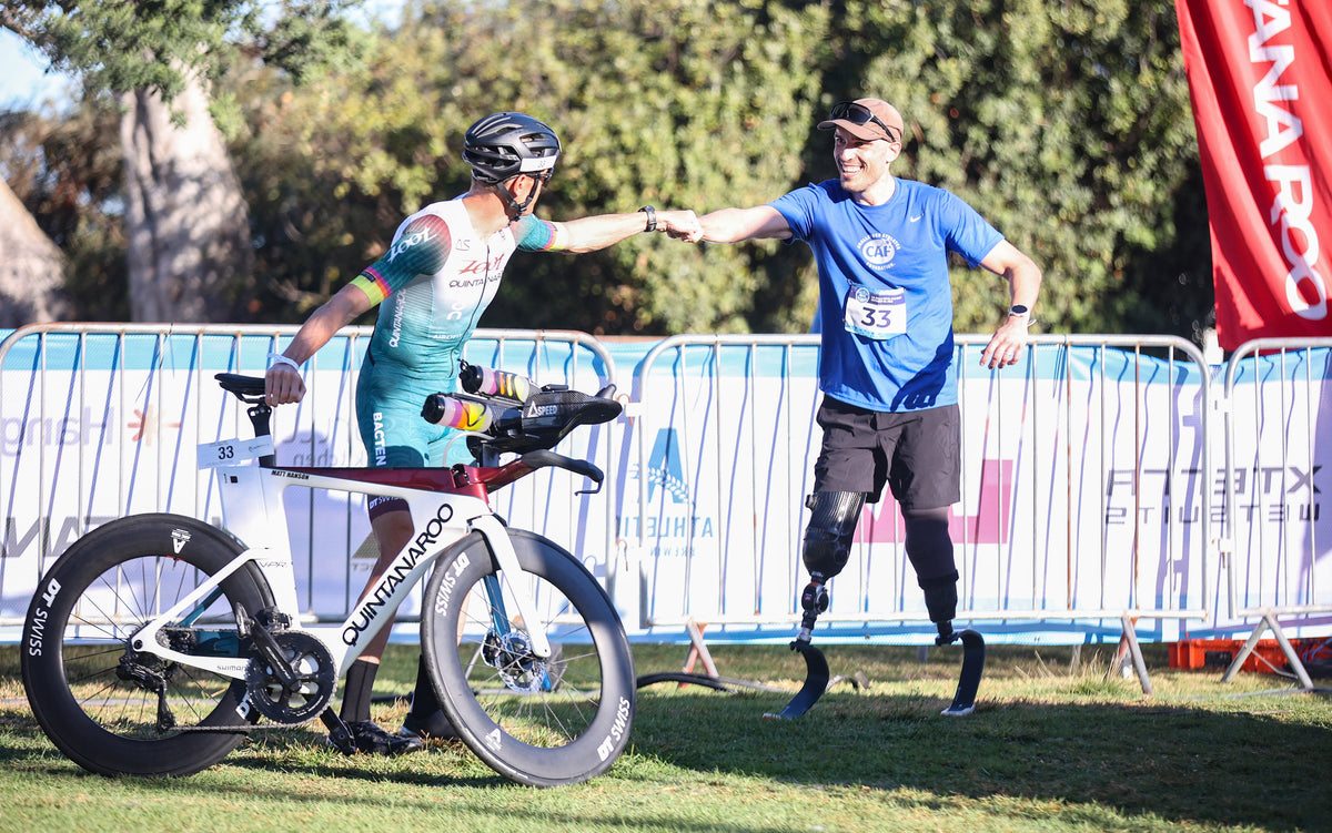 Nadim Aly & Matt Hanson Team Up for the CAF San Diego Triathlon Challenge