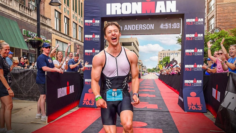 Noah Anderson Goes Sub-5 at IRONMAN 70.3 Rockford on his V-PRi