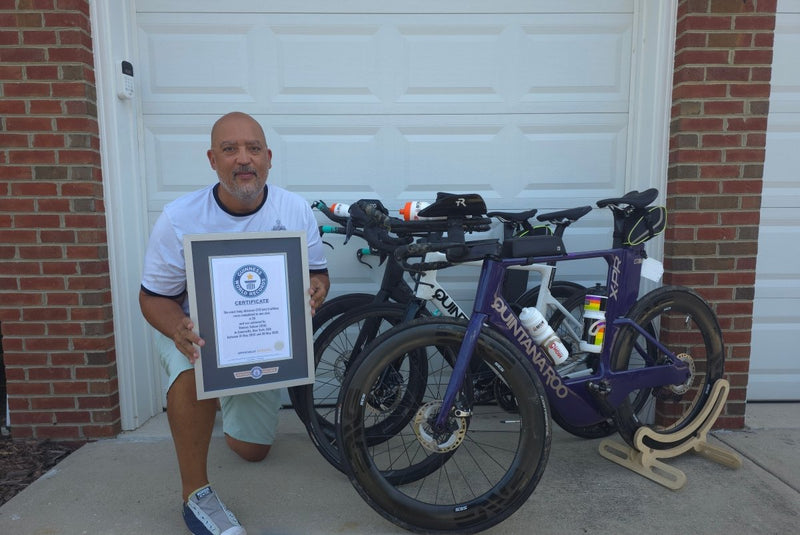 Thomas Scheer Achieved a Triathlon Guinness World Record on an X-PR - Quintana Roo Tri