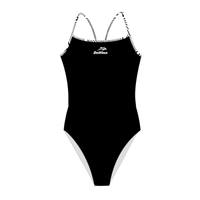 Flow Black Women's One-Piece Lightback Swimsuit