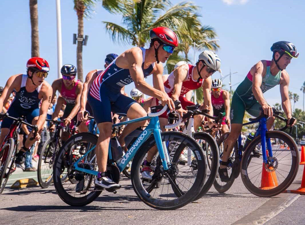 Blake Bullard racing the SErvice Course Tri