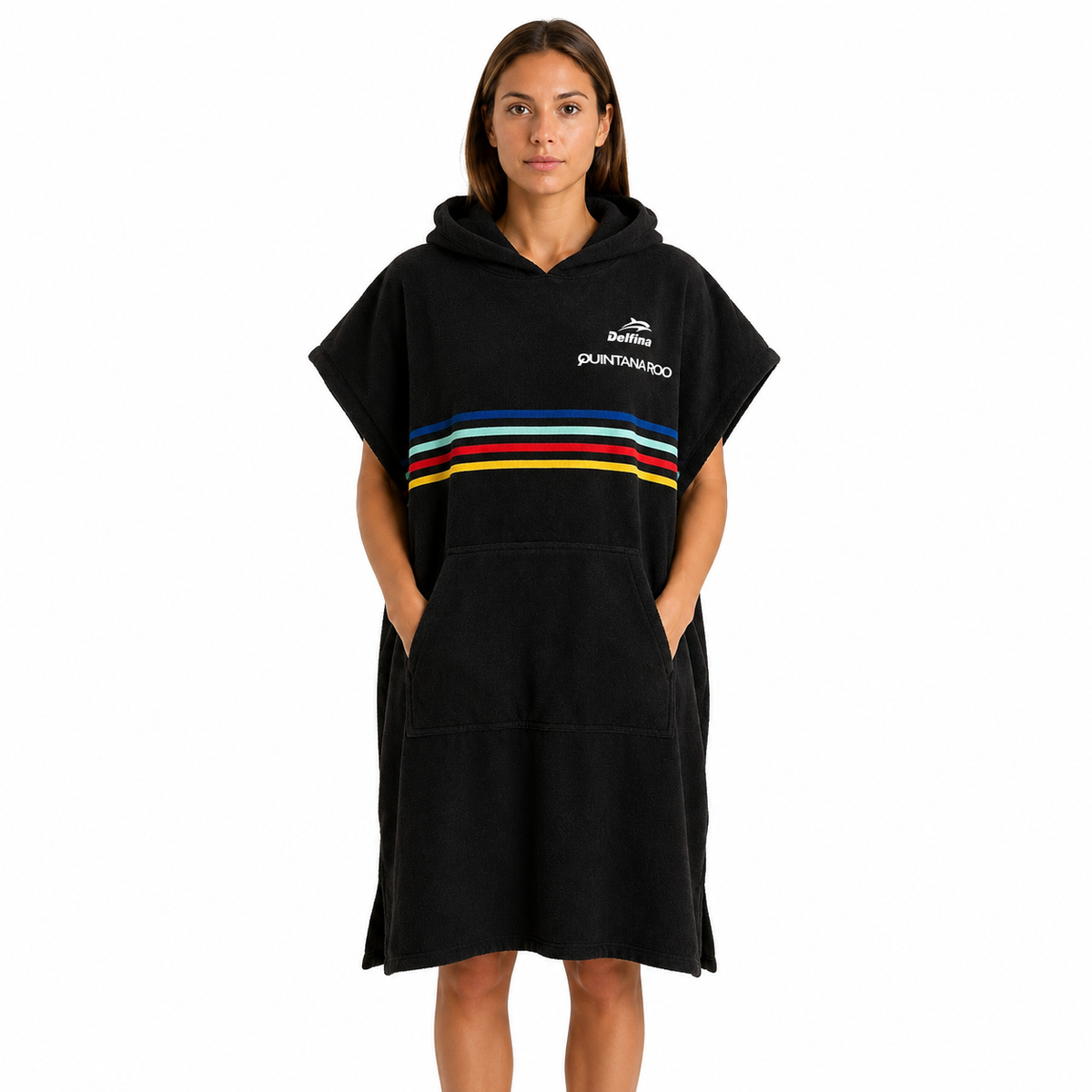 QR x Delfina Athletics Hooded Poncho Towel