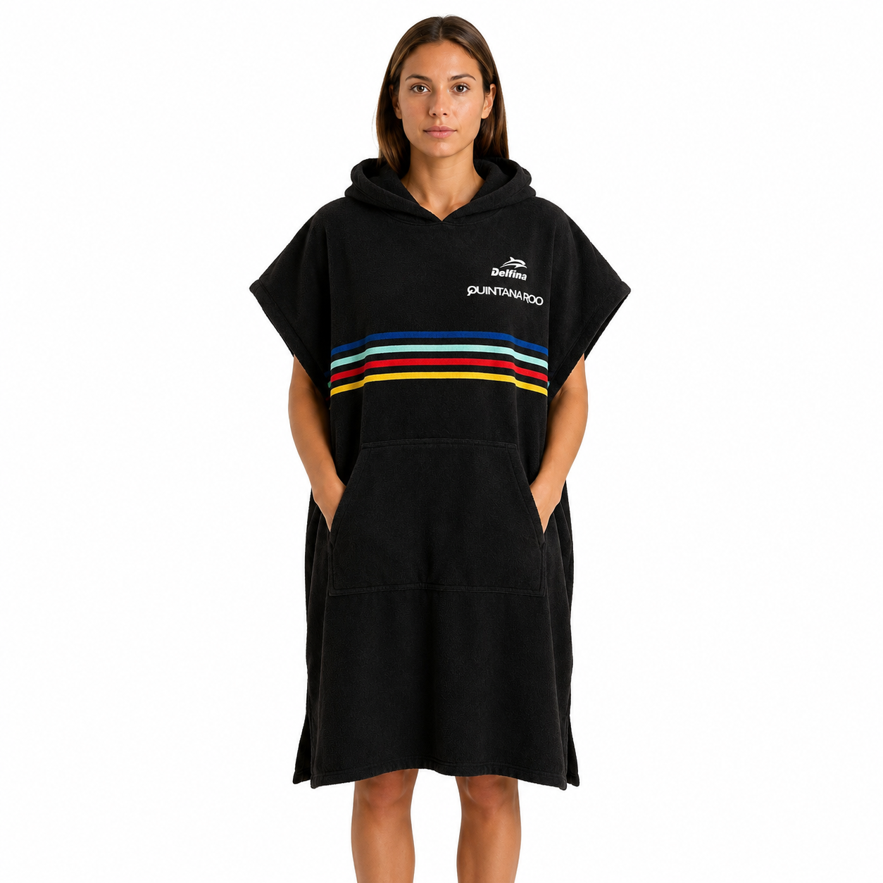 QR x Delfina Athletics Hooded Poncho Towel