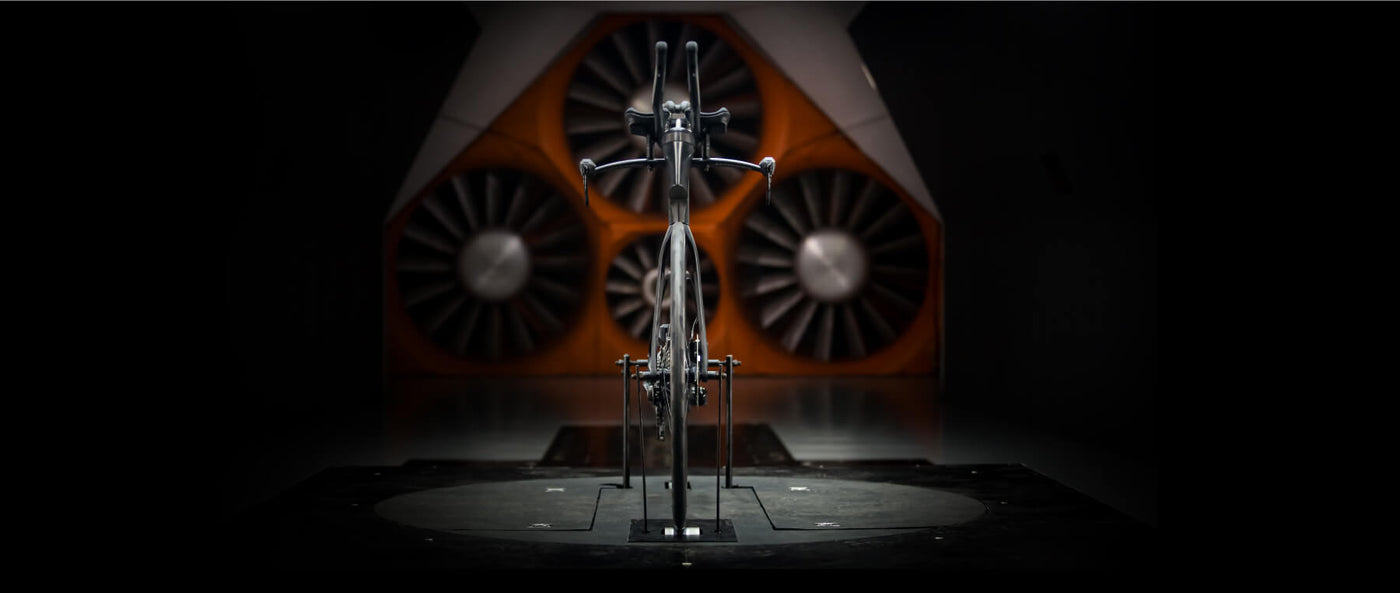 Perfil aerodinâmico de um Quintana Roo V-PR tirado em um túnel de vento