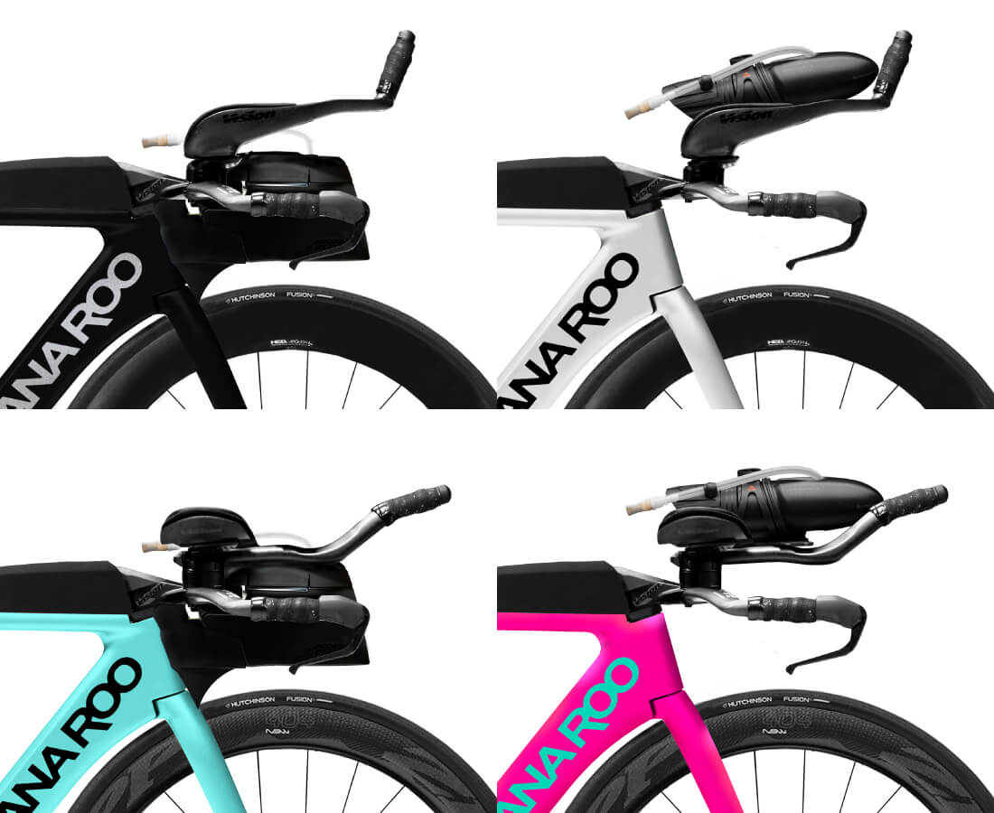 Sistemas integrados de hidratação para bicicletas de triatlo