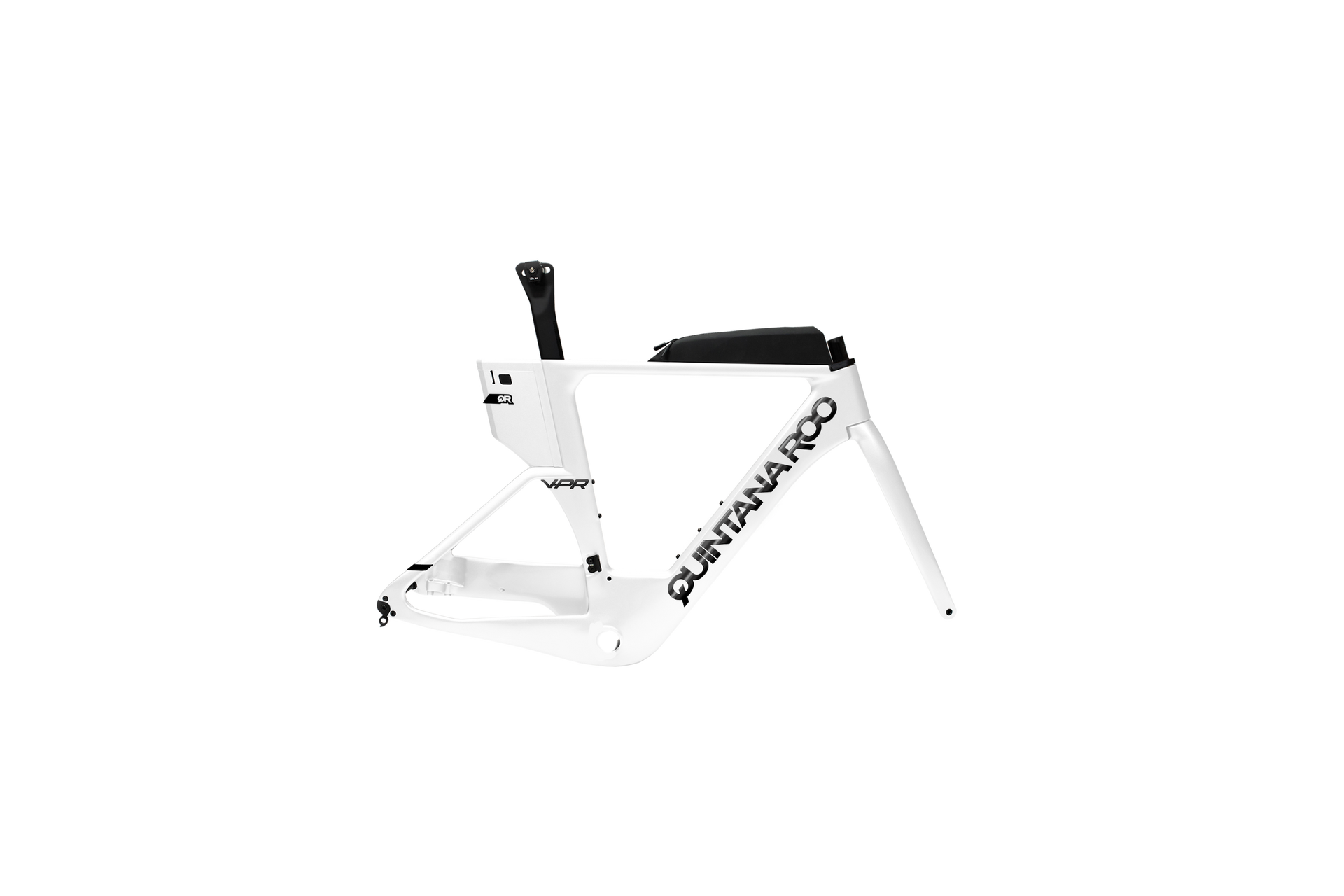 V-PR Frameset | White/Gloss Black | Size 52 – Quintana Roo Tri
