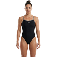 Flow Black Women's One-Piece Lightback Swimsuit