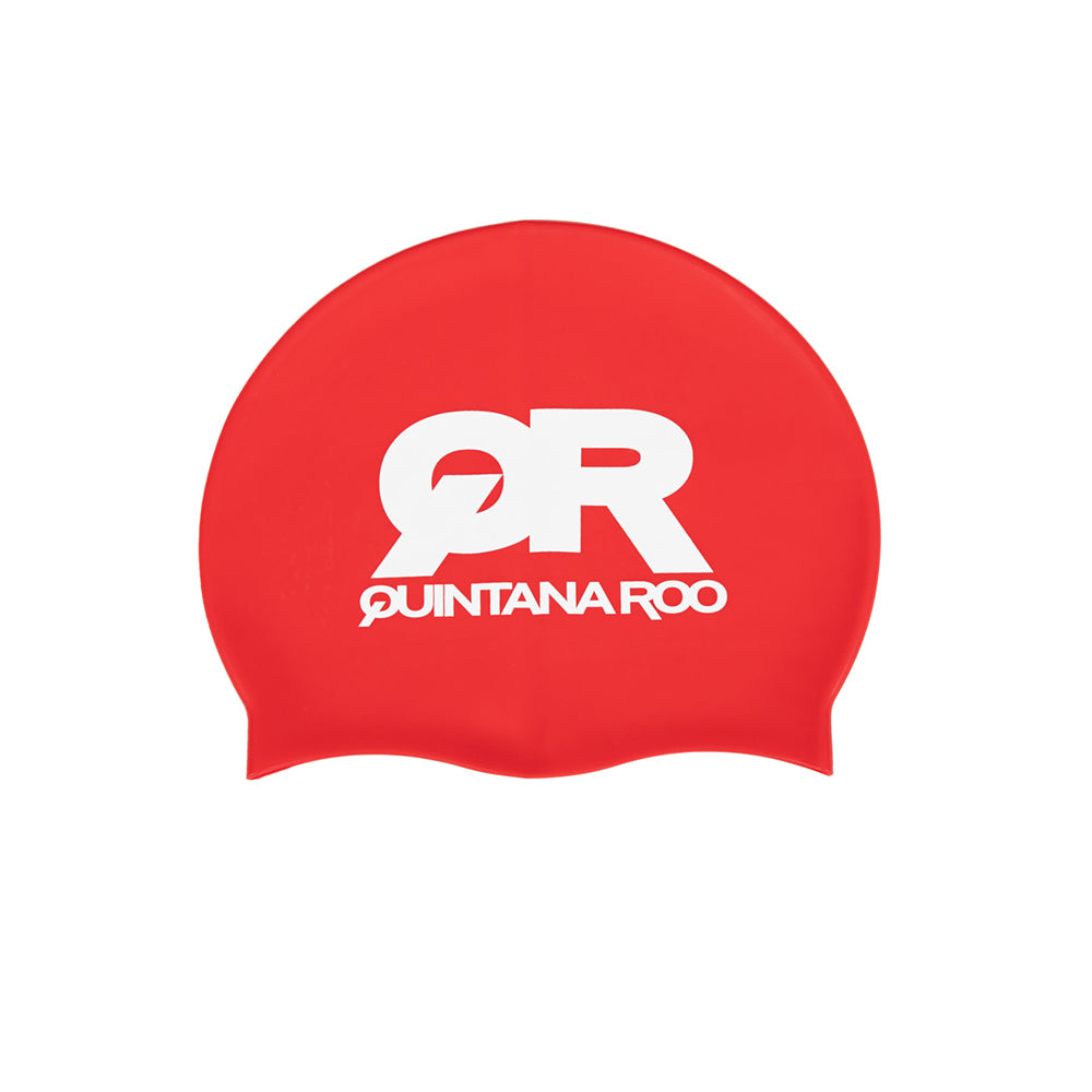 QR Red Swim Cap