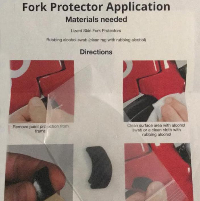An instruction manual for "Fork Protector Application" by Quintana Roo.