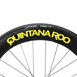 Neon Yellow QR wheel Decals