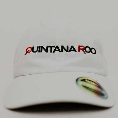Quintana Roo White Technical Running Hat