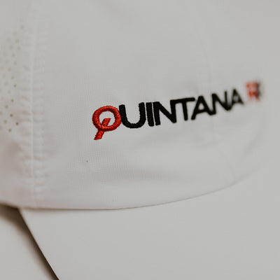 Quintana Roo White Technical Running Hat